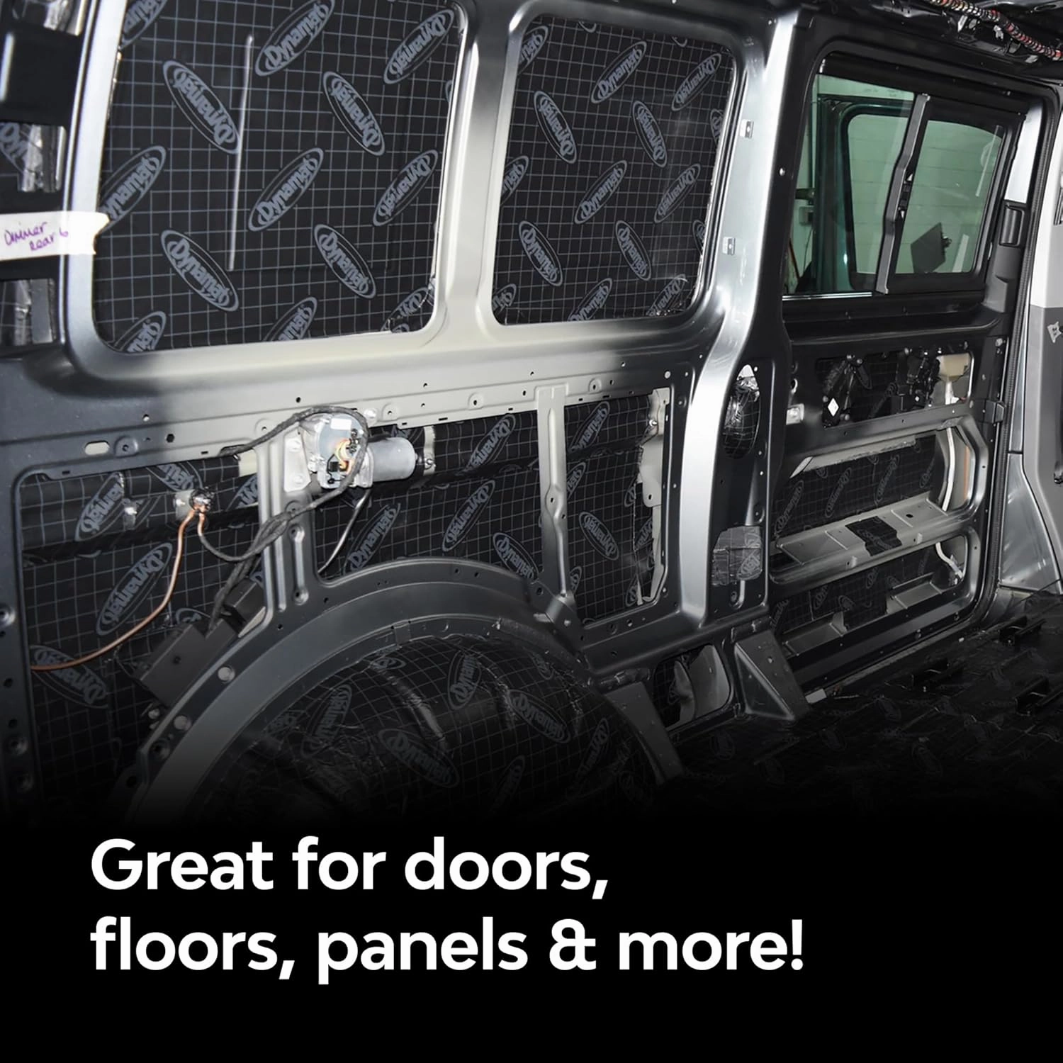 Dynamat Xtreme Tech Pack Sound Deadening Car Insulation – Noise Dampening for Floor, Doors, Panels, Hood, Engine or Trunk – Easy Self Adhesive Install – Made in USA – 7 Sheets, 18”x32”, 28 sq ft total