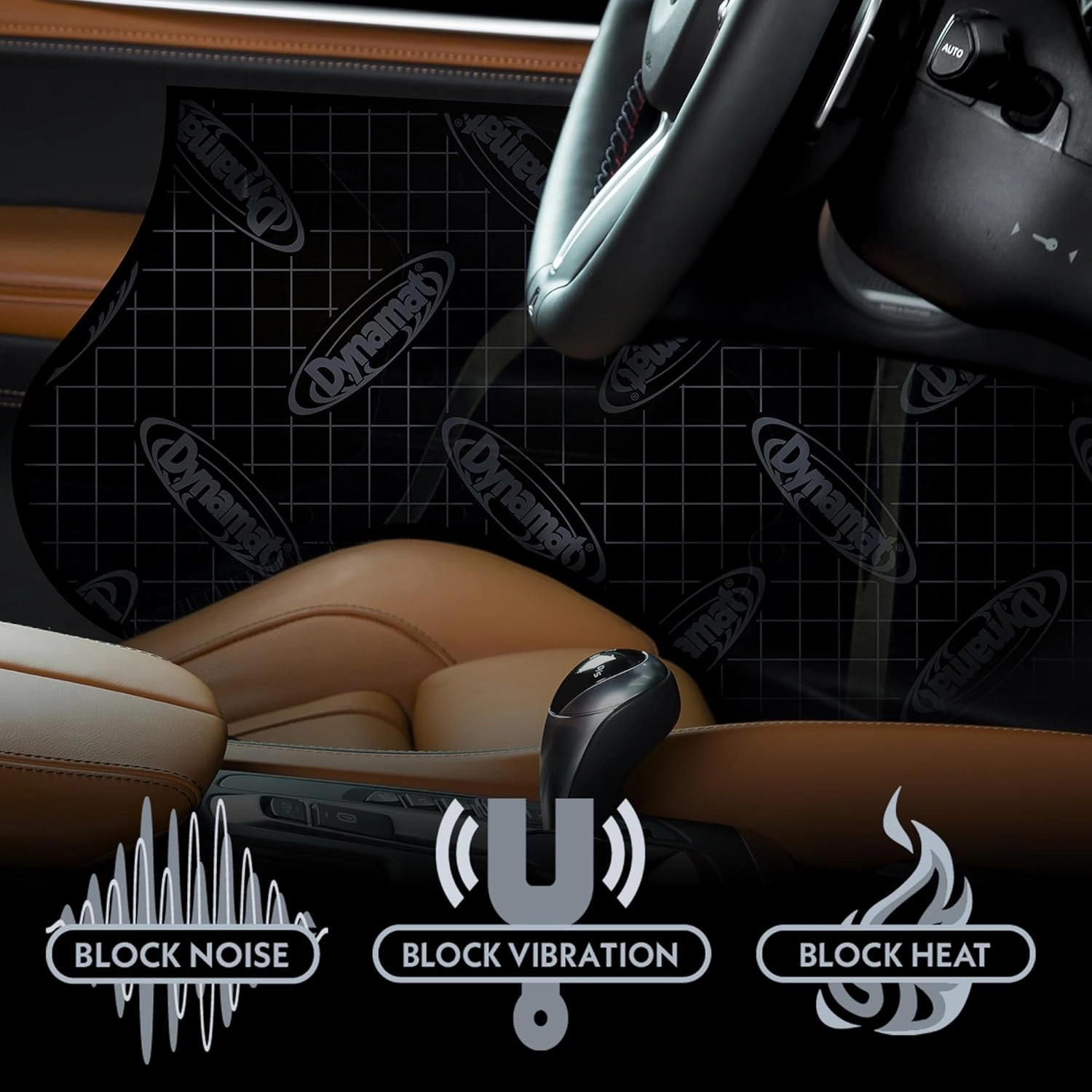 Dynamat Xtreme Tech Pack Sound Deadening Car Insulation – Noise Dampening for Floor, Doors, Panels, Hood, Engine or Trunk – Easy Self Adhesive Install – Made in USA – 7 Sheets, 18”x32”, 28 sq ft total