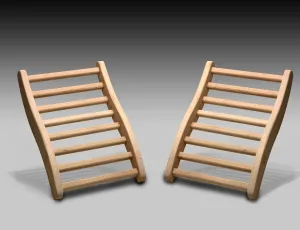 Dynamic Canadian Hemlock Sauna Backrest 2-Pack