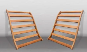 Dynamic Canadian Red Cedar Sauna Backrest 2-Pack 100% Natural Red Cedar Wood Construction, S-Shape, No Stains, All Natural Finish (Backrest)