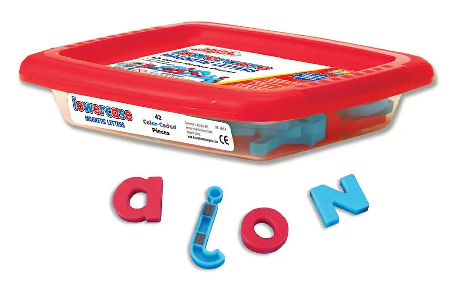 Educational Insights AlphaMagnets® Lowercase 42 Pieces Color-Coded