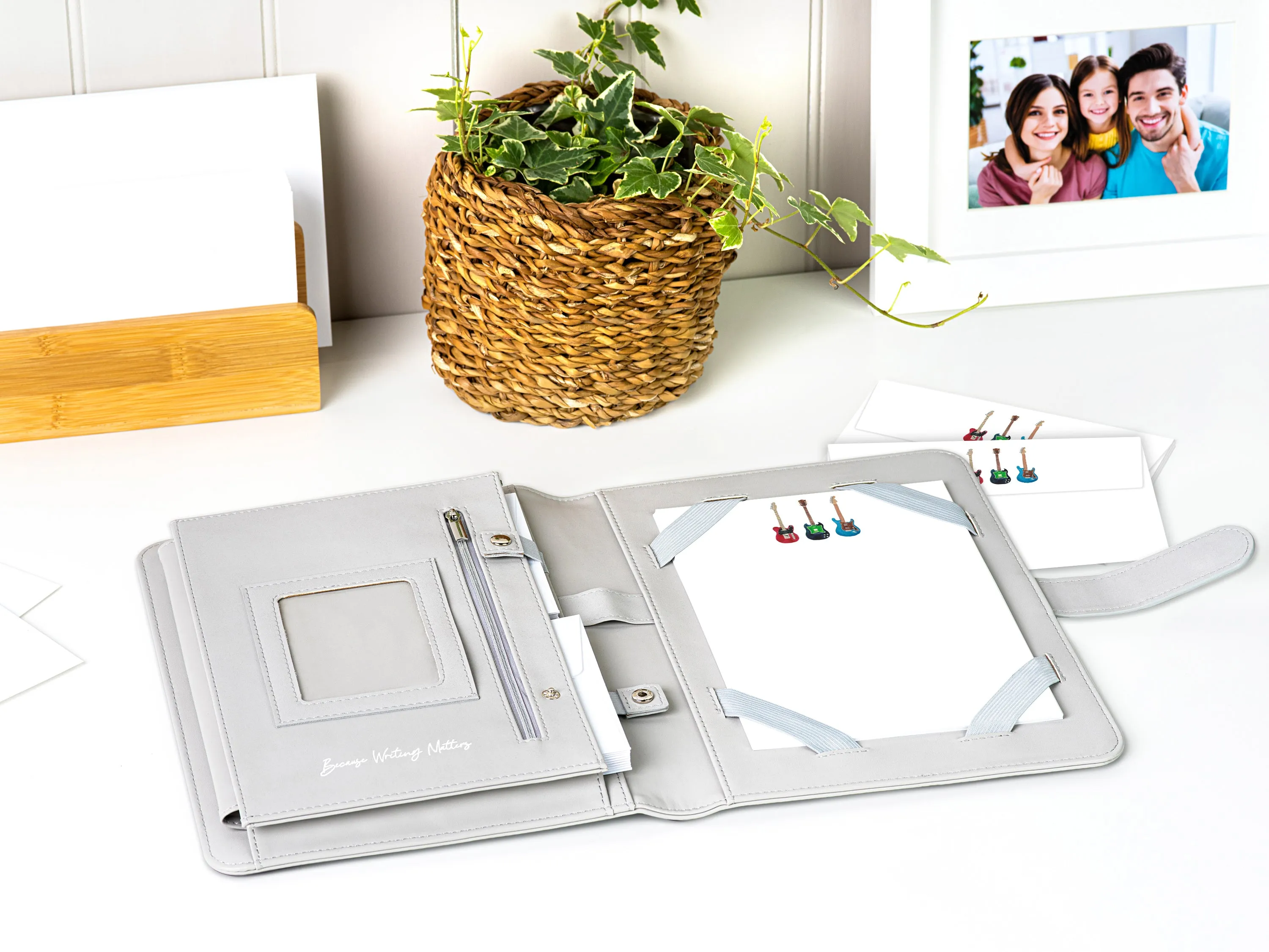 Electric Guitars Letter Writing Set with Organiser