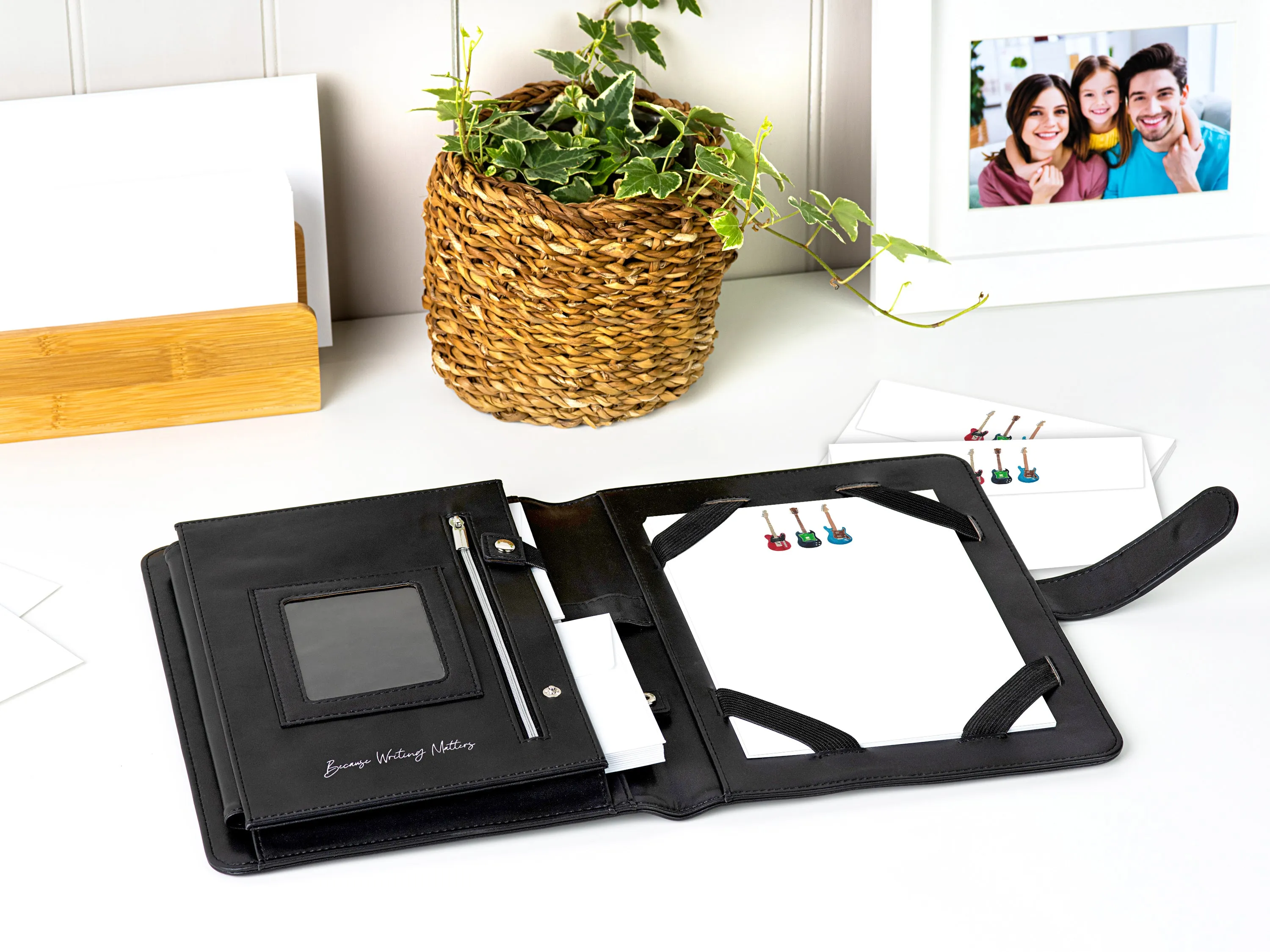 Electric Guitars Letter Writing Set with Organiser