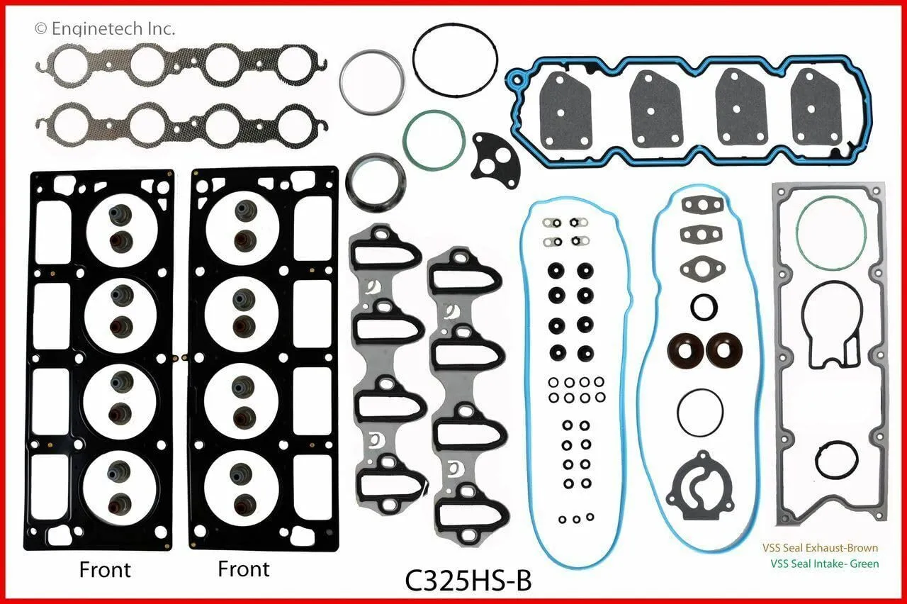Enginetech C325HS-B Cylinder Head Gasket Set