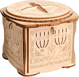 ESC WELT Wooden Secret Lock Box - Creative for Money, Vouchers, Gift Cards - 3D Wooden Box Game - Gift Box Riddle Game - Gift Box for Teens and Adults - 3D Puzzle