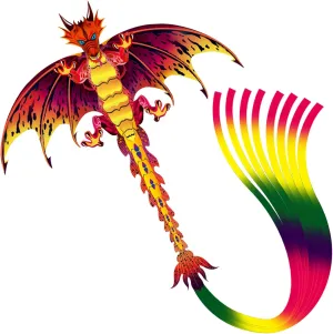 eyijklzo Green Dragon Kite Beautiful and Easy Flyer Kite for Children and Adult with Long Colorful Tail String Line Accessories Easy to Soar High Outdoor Sports Game Activities or Beach Trip