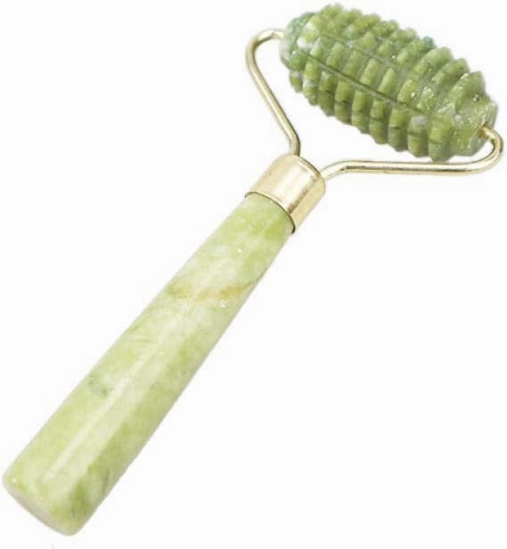 Facial Massage Roller Guasha Board Double Heads Jade Stone Face Lift Body Skin Relaxation Slimming Beauty Neck Thin Lift Tools-C Set
