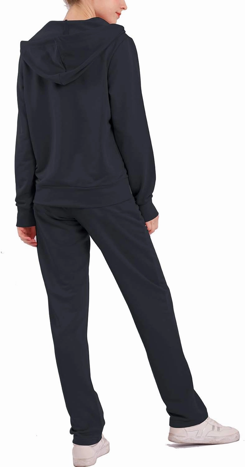 Facitisu Tracksuit for Women Set 2 Piece Joggers Terry Jogging Sweat Outfits Hoodie and Sweatpants