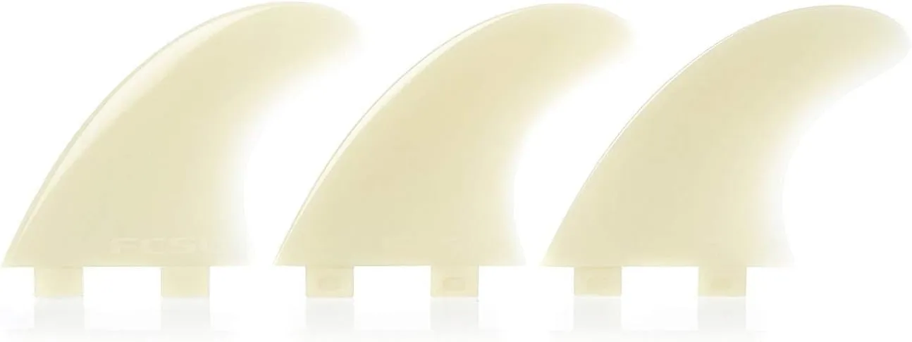 FCS M7 Natural Glass Flex Tri Fin Set 2023 - Large
