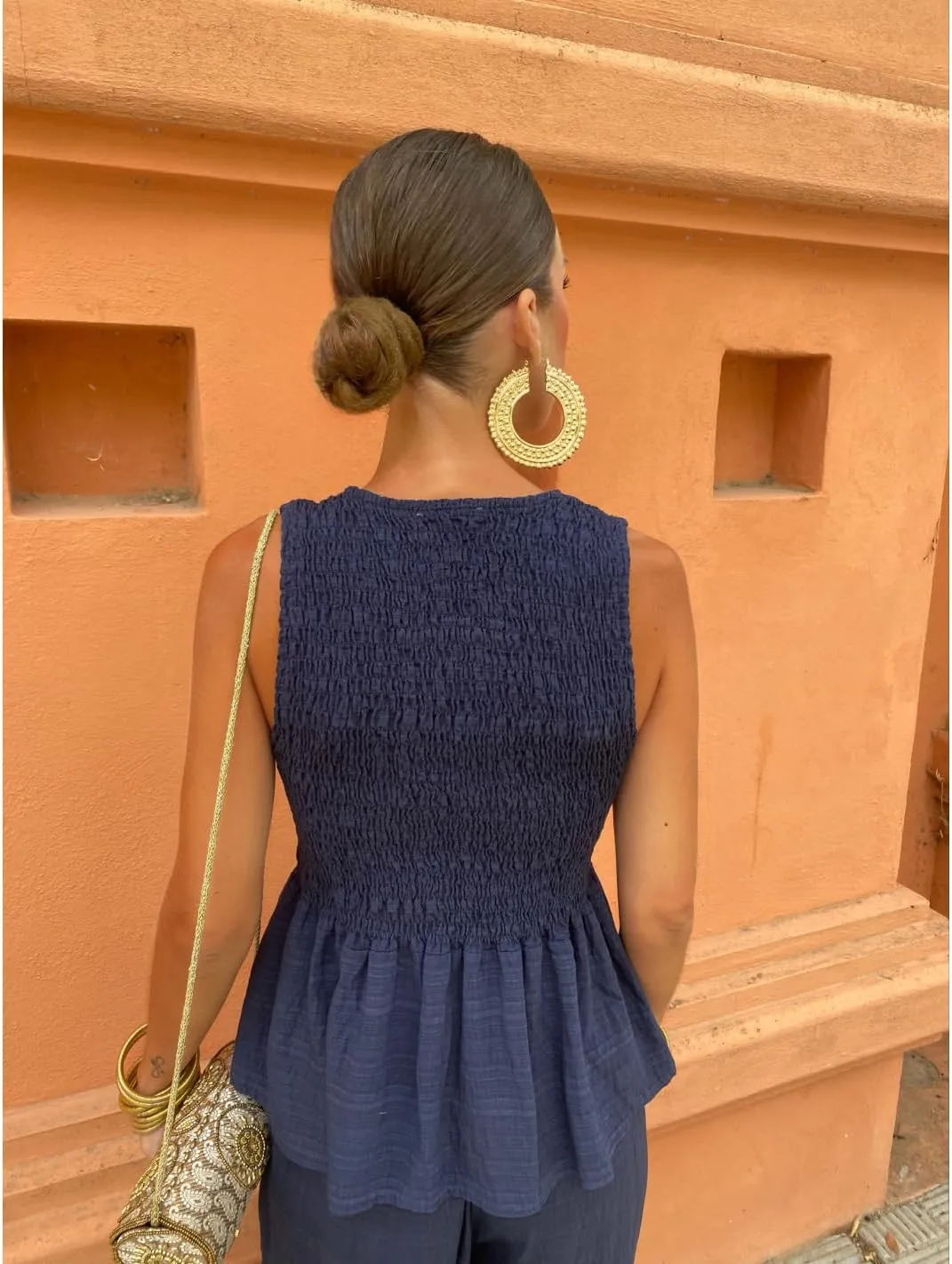 FEORJGP Women Y2K Peplum 2 Piece Pants Set Tracksuit Sleeveless Peplum Tank Top with Pants 2PCs Clothes Set Summer Streetwear