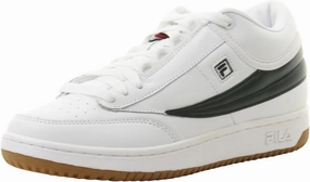 Fila Men's T-1 Mid White/Sycamore/Gum Sneakers Shoes Sz: 13
