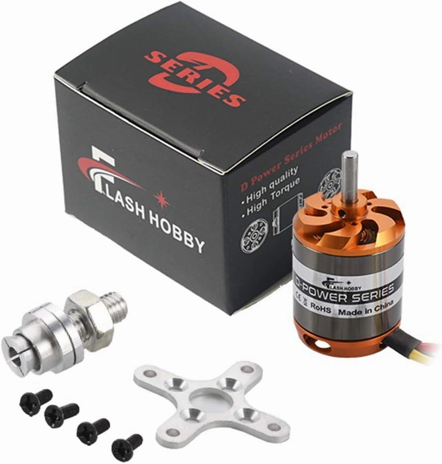 FLASH HOBBY Brushless Motor D3548 1100KV Outrunner Motor for Mini Multicopters RC Plane Helicopter Fixed-Wing Aircraft