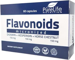 Flavonoids for 60 days Helps to Support Healthy Circulation, Veins, Capillaries, and Lymphatic Drainage- Micronized Diosmin 150mg   Hesperidin 150mg   Horse Chestnut150 mg- GMP Certificate, vegan