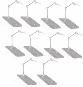 Flexible Action Figure Stand Acrylic Anime Figure Support Holder Set of 10 for 6in