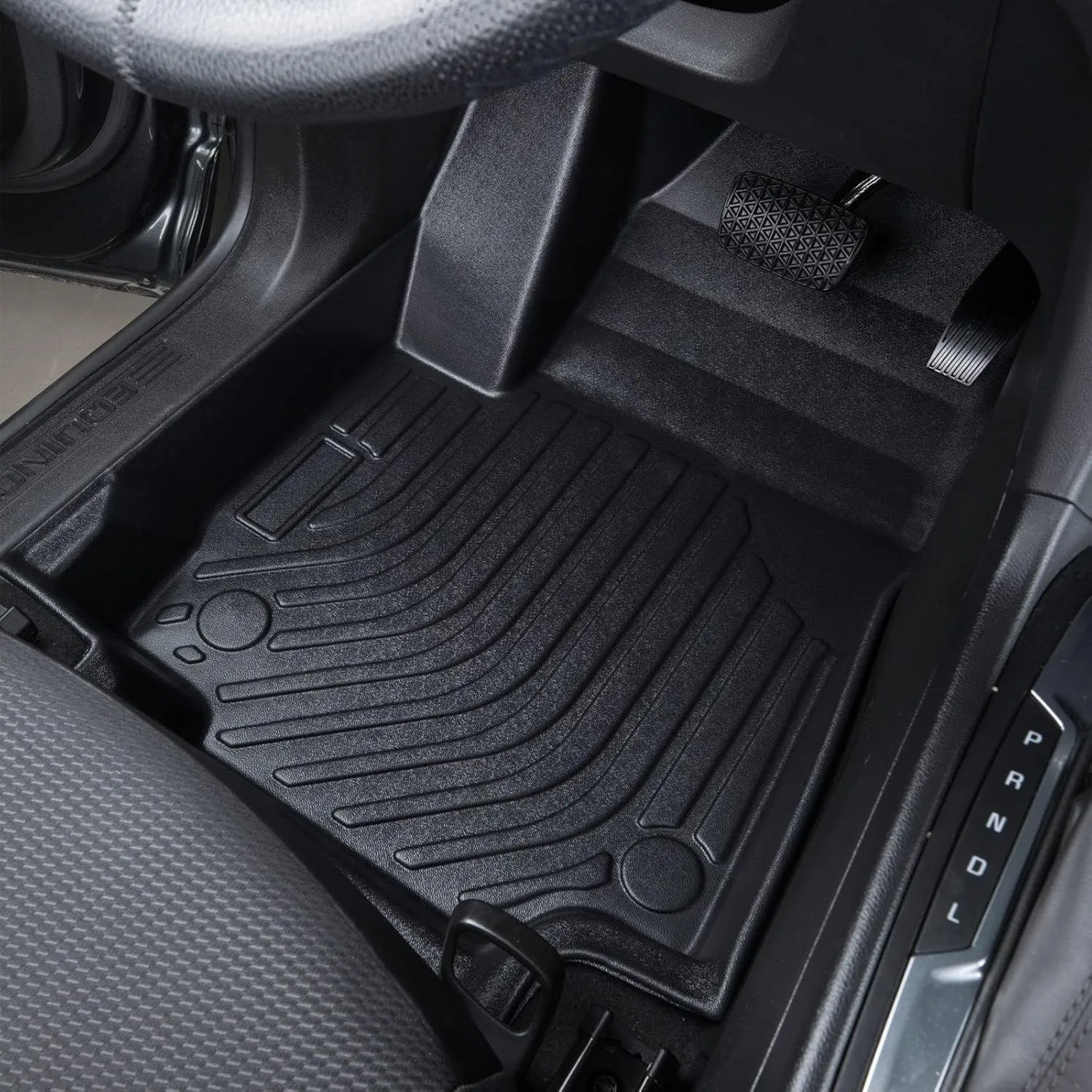 Floor Mats Accessoires 2 Row Liners Set & Cargo Liners Custom Fit for 2025 2026 Chevrolet Chevy Equinox（Not for EV,All Weather Heavy Duty TPE Winter Slush Car Mats & Rear Trunk Mats
