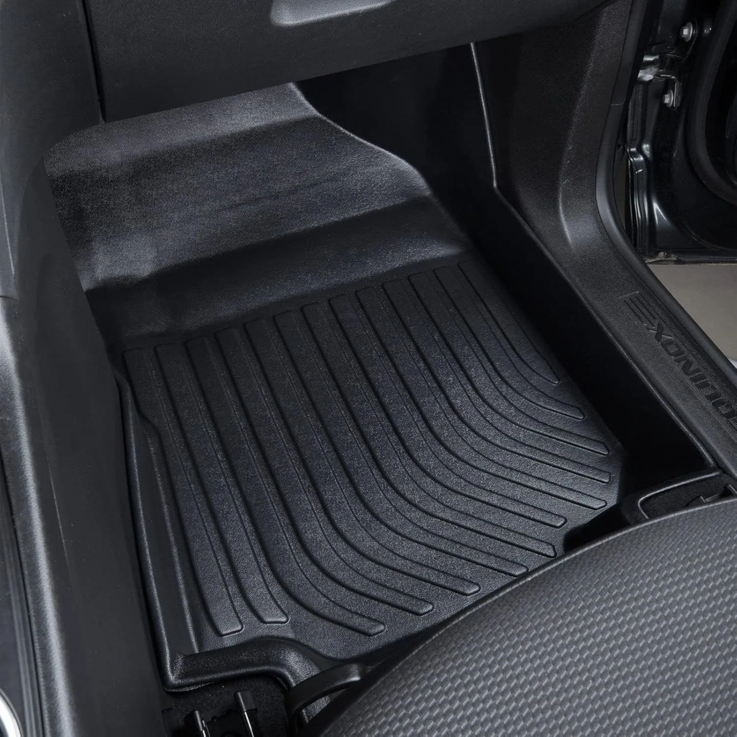 Floor Mats Accessoires 2 Row Liners Set & Cargo Liners Custom Fit for 2025 2026 Chevrolet Chevy Equinox（Not for EV,All Weather Heavy Duty TPE Winter Slush Car Mats & Rear Trunk Mats