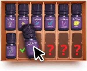 floraVerve Essential Oils Collection, Build Your Own Starter Kit, 12 x5ml Natural Essential Oils Customized Set (myFloraPack 12x5ml)