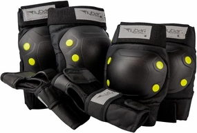 Flybar Knee and Elbow Pads, Wrist Guards Safety Gear-Multi Sport Protection for Skateboard, BMX, Pogo, Inline Skating, Scooter-Kids, Teen, Adult Sizes
