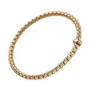 Fope Eka Collection 18k Flex'it Bracelet with Single Diamond