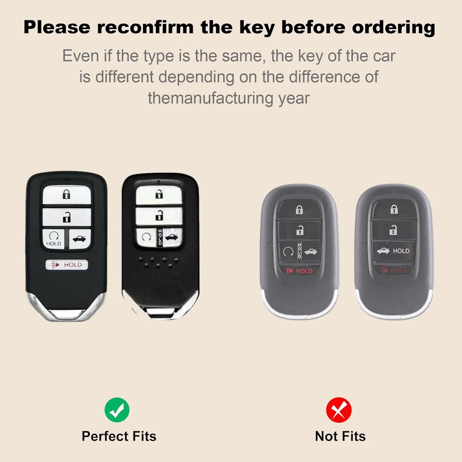for Honda key fob cover with Diamond Heart Keychain, Car Accessories TPU for 2016-2022 Accord Civic CRV Pilot Odyssey Smart Key Case, Silver Purple