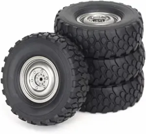for Mn D90 for MN98 for MN99S for Wpl C14 C24 C34 B14 B24 for Ldrc P06 4pcs 72mm Soft Tire Wheel RC Car Upgrade Parts Accessories Replacement RC Car DIY Parts