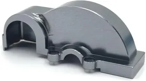 for WLtoys 124006 12423 12427 12428 12429 Metal Gear Cover RC Model Crawler Car Truck for Buggy Truggy Accessories Upgrade Parts Kit RC Car Accessories(Dark Grey)