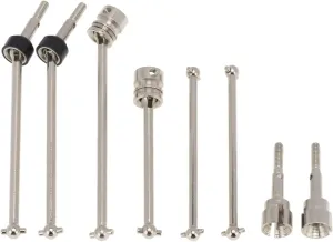 for Wltoys for 104001 104002 1/10 Metal Front Middle Rear Drive Shaft CVD Dogbone Set RC Car Upgrade Parts Spare Accessories RC Repair Parts
