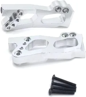 for Wltoys for 12423 12427 12428 12429 FY01 FY02 FY03 FY07 FY08 Remote Control Car Support Lelft Right Rearsuspension Frame Metal RC Upgrade Parts(Silver)
