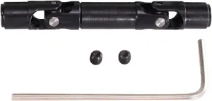 for WPL D12 1/10 Metal Accessories Detachable Transmission Shaft Remote Control Car Metal Parts Accessories Upgrade Parts Replacement RC Car DIY Parts(Black)