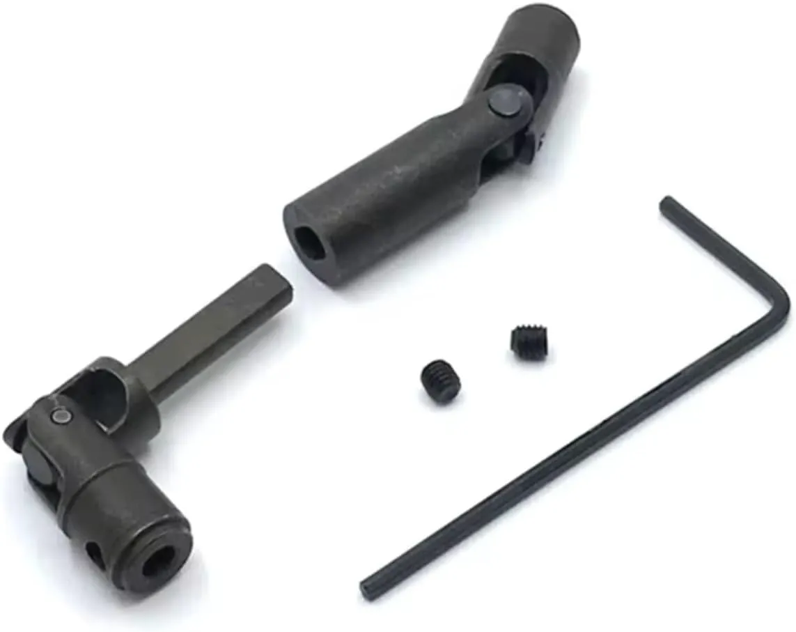for Wpl for FeiYu for Jjrc for MND12 C24 C34 B14 B26 Upgrade Metal Drive ShaftHengLong RC Car Parts Parts Upgrade Replacement Accessories RC Car DIY Parts(Black)