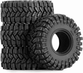 for SCX24 for AX24 for TRX4M for Super Soft Sticky All for Terrain 1.0 Wheel Tires 58 * 24mm for 1/18 1/24 RC Crawler Rc Car Tires
