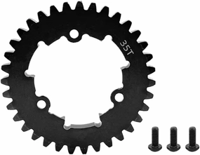 for TRX 1/5 for X-Maxx 6S 8S 1/6 for XRT HD Steel M1.5 35T Spur Gear Main Gear 1.5 Modulus 6447X 6448X 6449X RC Car Upgrade Parts RC Car DIY Parts