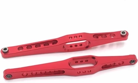 for Wltoys 12423 12427 12428 12429 RC Car Remote Control Car Support After The Arm Metal Upgrade Parts Accessories RC Car DIY Parts(Red)