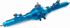 for WLtoys 12428 12423 12427 12428-A 12428-B 12428-C for Feiyue 1/12 RC Car PartsRear Axle Assembly Metal Modification Upgrade Accessories RC Car DIY Parts(Blue)