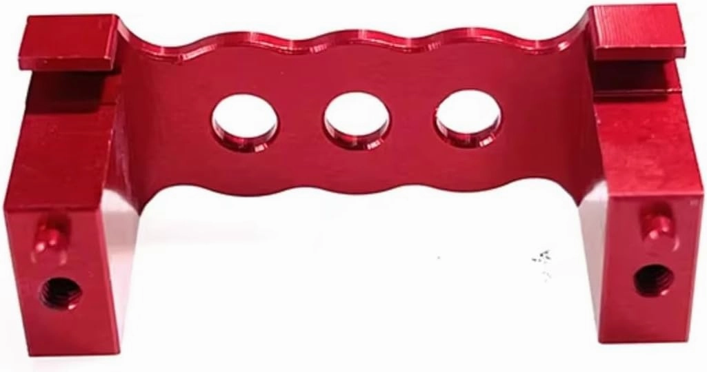 for Wltoys 144001 124016-17-18 124019 Steering Gear Fixed Base Steering Gear for Seat Press Spare Parts RC Car Upgrade Accessories RC Car DIY Parts(Red)