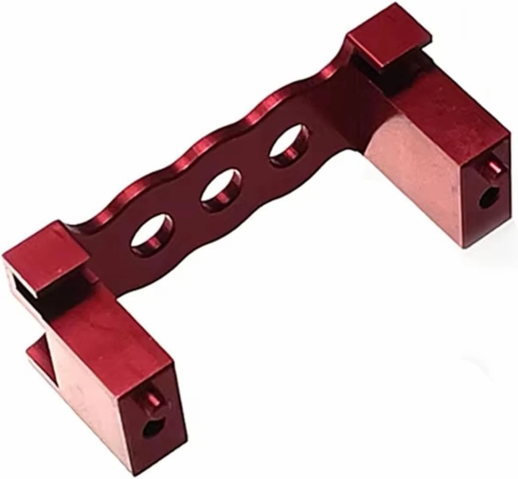for Wltoys 144001 124016-17-18 124019 Steering Gear Fixed Base Steering Gear for Seat Press Spare Parts RC Car Upgrade Accessories RC Car DIY Parts(Red)