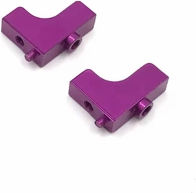 for Wltoys 144001 144002 144010 124007 124016 124017 124018 124019 Metal Steering Servo Mount Base RC Car Upgrade Parts RC Car DIY Parts(Purple)