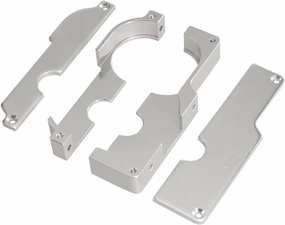 for Wltoys 144010-01-02 1/12 124017-16-18 124019 1/14 1262 Metal Upgraded Easy to Disassemble Gearbox RC Car Accessories RC Car DIY Parts(Silver)