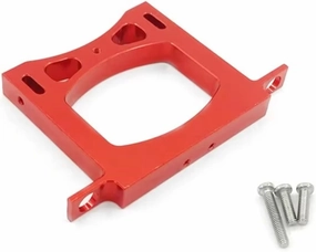 for WPL C14 C24 B16 B36 B14 B24 FY004 1Pcs Metal Rear Bumper RC Truck Track Car Upgrade Parts Accessories RC Car DIY Parts(Red)