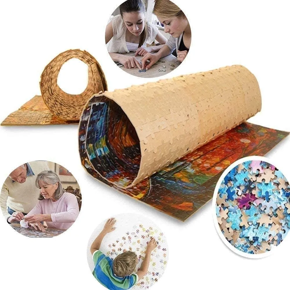 Fun Jigsaw Puzzle 500 Pieces for Adults Wooden Puzzle Sandy Beach with a Wooden Pathway Leading to The Water Challenging for Fun Family Educational Game Activities Gift Colorful 20.5 x 15 in