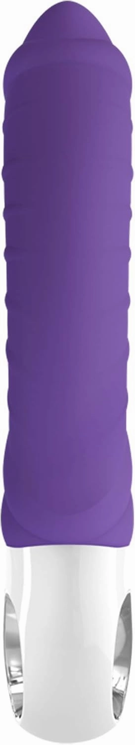 FUN FACTORY Adult Toys | G5 Series Silicone Dildo Rechargeable Vibrator | Luxury Sex Toys for Women and Sex Toys for Men (Tiger Violet)