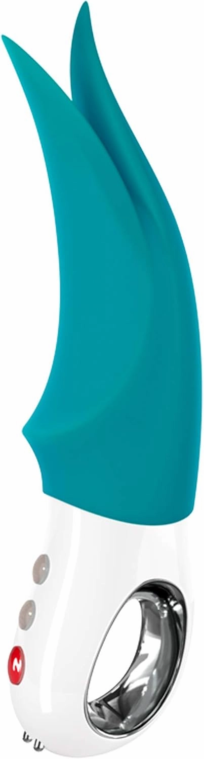 FUN FACTORY Adult Toys | G5 Series Silicone Dildo Rechargeable Vibrator | Luxury Sex Toys for Women and Sex Toys for Men (Volta Petrol)