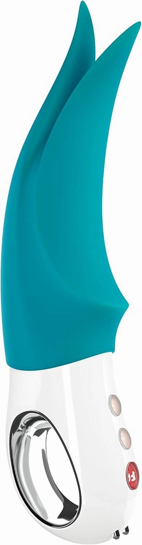 FUN FACTORY Adult Toys | G5 Series Silicone Dildo Rechargeable Vibrator | Luxury Sex Toys for Women and Sex Toys for Men (Volta Petrol)
