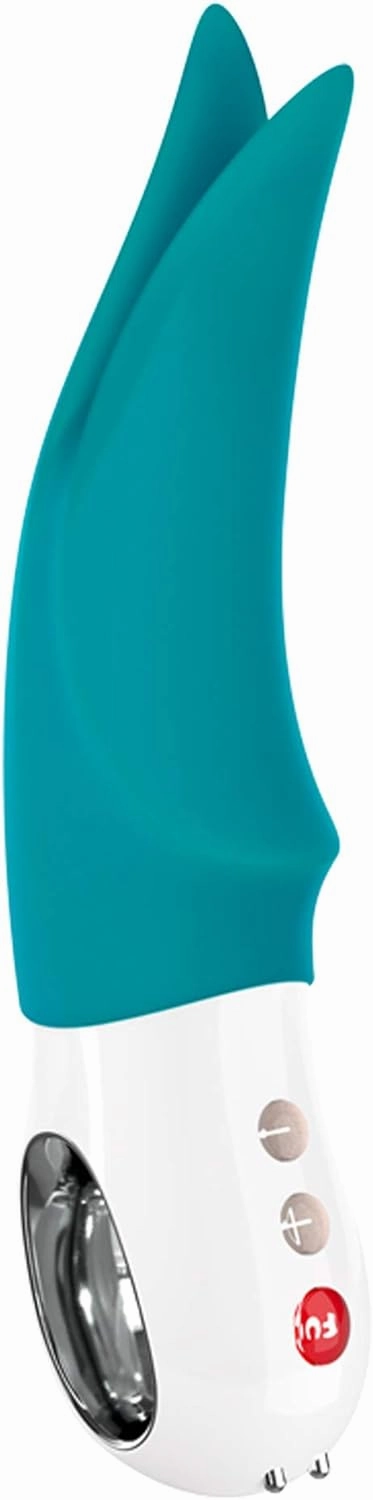 FUN FACTORY Adult Toys | G5 Series Silicone Dildo Rechargeable Vibrator | Luxury Sex Toys for Women and Sex Toys for Men (Volta Petrol)