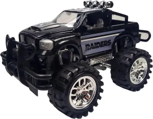 Game Day Outfitters Las Vegas Raiders Monster Truck Push and Go, Friction Powered | Officially Licensed Logo Toy Truck 1:18 Scale Truck | for NFL Fans, Boys, Kids