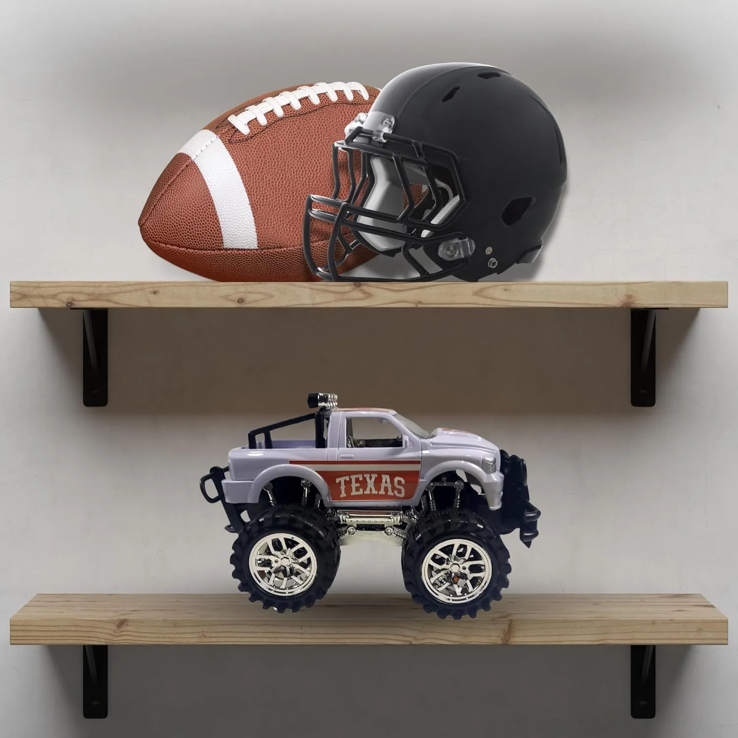 Game Day Outfitters Texas Longhorns Monster Truck Push and Go, Friction Powered | Officially Licensed Logo Toy Truck 1:18 Scale Truck | for NCAA Fans, Boys, Kids