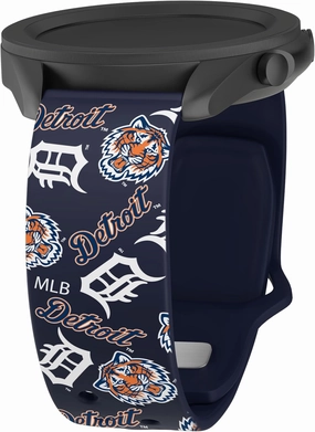 Game Time Detroit Tigers Quick Change HD Watch Band Compatible with Samsung and More