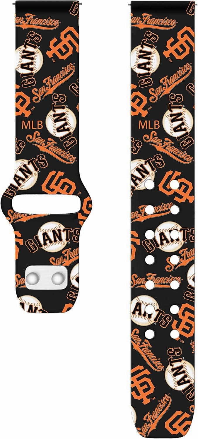 Game Time San Francisco Giants Quick Change HD Watch Band Compatible with Samsung and More