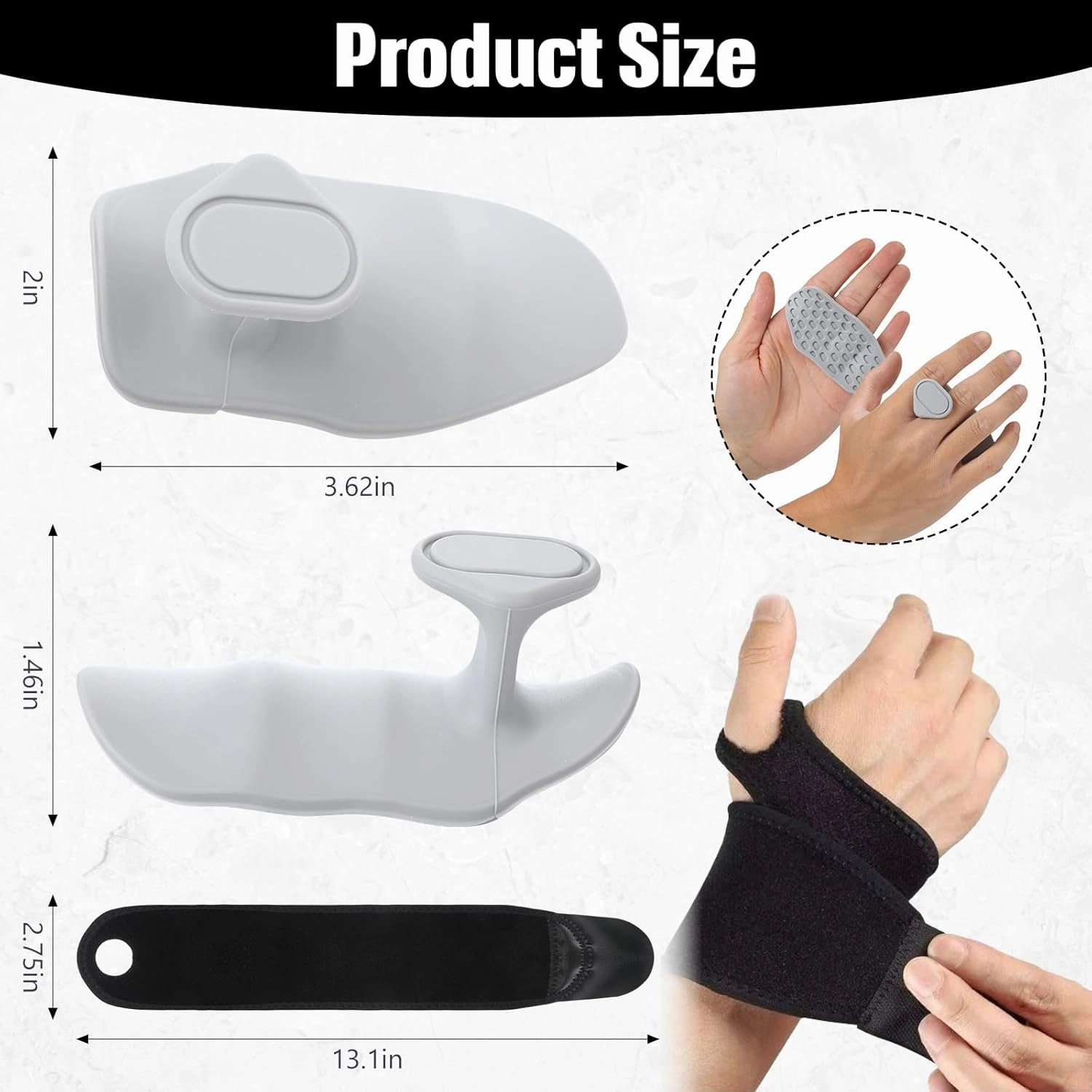Geiserailie 2 Pcs Weight Lifting Grips Gym Hand Grips for Men Women with 2 Pcs Sports Fitness Wristbands Ergonomics Workout Silicone Gym Pads for Palm Protection, Weight Lifting, Pull Ups