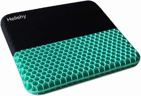 Gel Seat Cushion, Double Thick Egg Gel Cushion for Pressure Pain Relief, Breathable Wheelchair Cushion Chair Pads for Car Seat Office Chair (Green)